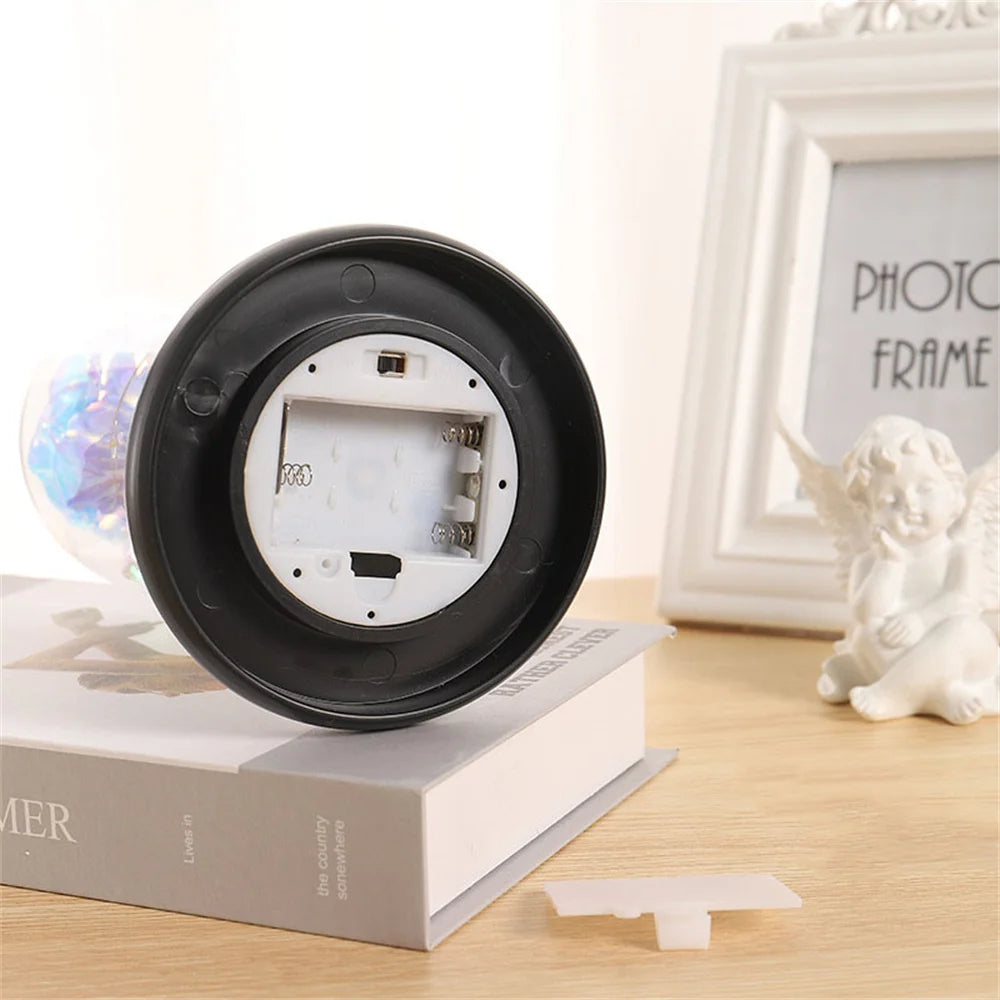 Verzauberte ewige Rose im Glas